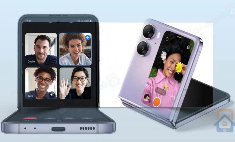 جالاكسي زد فليب 5 - GALAXY Z FLIP 5 .. يظهر بشاشة خارجية ضخمة