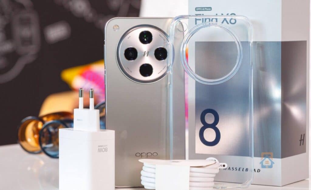 محتويات علبة مواصفات Oppo Find X8