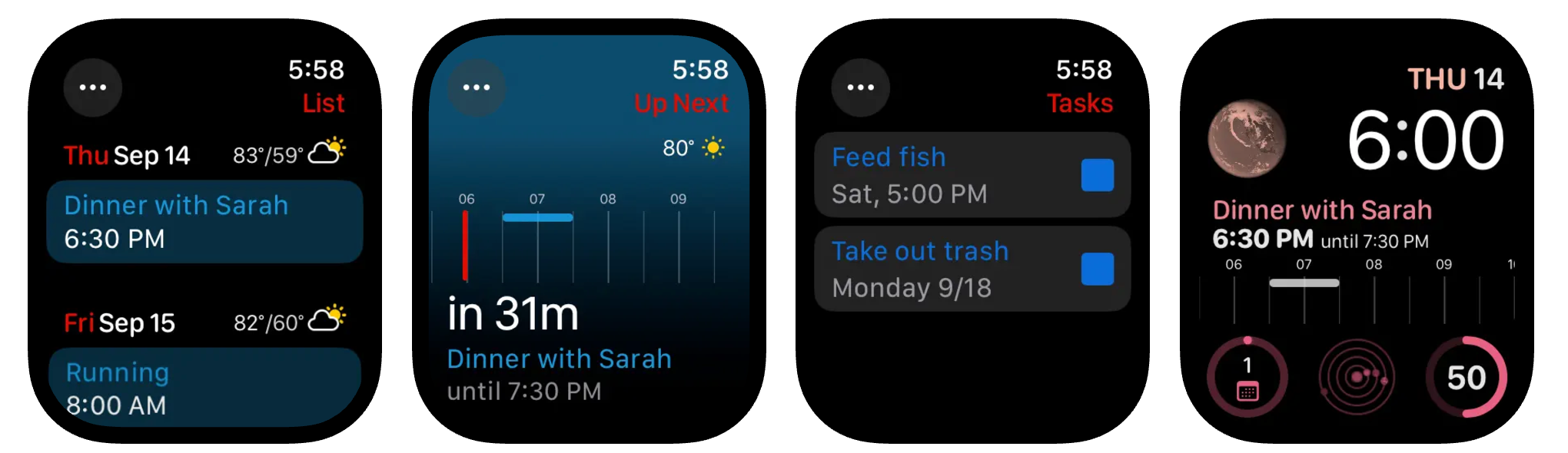تطبيقات Apple Watch
